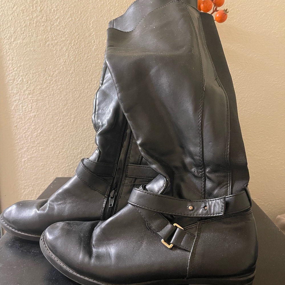 Target tall Elegant Black Heeled Boots